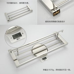 玻璃置物架衛(wèi)欲無限304不銹鋼衛(wèi)浴室掛件 衛(wèi)浴五金帶桿活動(dòng)毛巾架化妝品架