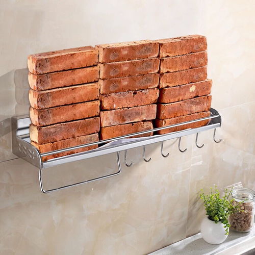 304不銹鋼廚房置物架壁掛免打孔收納刀架掛件廚具用品調(diào)料收納架