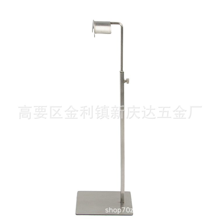 不銹鋼砂光鏡面掛包架 弧形設計與服裝道具的完美融合